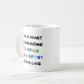 Maler von Malbüchern, großartig Kaffeetasse (Vorderseite Links)
