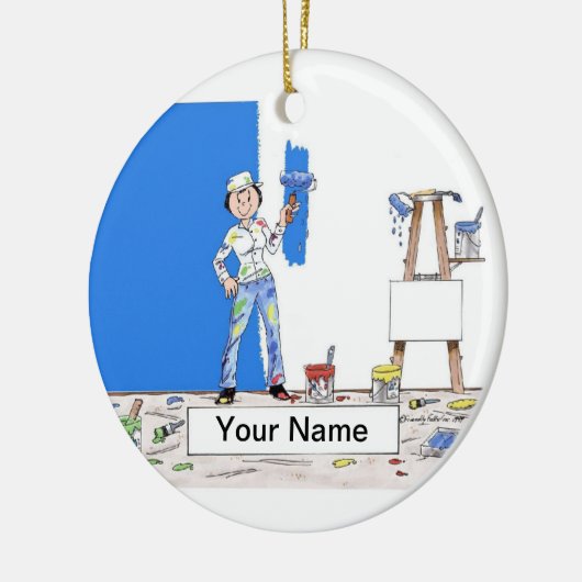 Maler - Weibliche Keramikornament (Links)