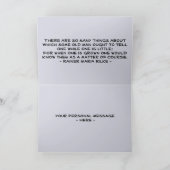 Maler zum Geburtstag Karte (Innenseite)