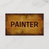 Malerantike Visitenkarte (Vorderseite)