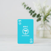 Maleraskarte Visitenkarte (Stehend Vorderseite)