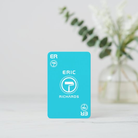 Maleraskarte Visitenkarte (Stehend Vorderseite)