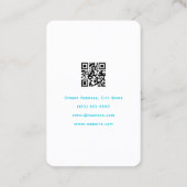 Maleraskarte Visitenkarte (Rückseite)