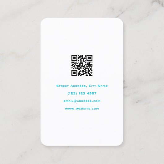 Maleraskarte Visitenkarte (Rückseite)