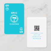 Maleraskarte Visitenkarte (Vorne/Hinten)