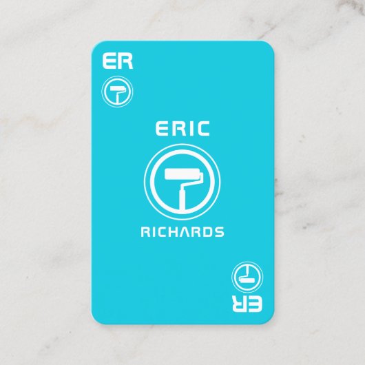 Maleraskarte Visitenkarte (Vorderseite)