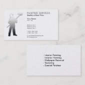 Malerdienste | Elegante Maler Visitenkarte (Vorne/Hinten)