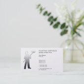 Malerdienste | Elegante Maler Visitenkarte (Stehend Vorderseite)