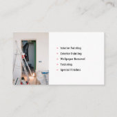 Malerdienste | Maler Visitenkarte (Rückseite)