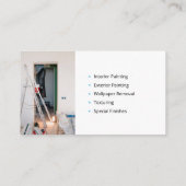 Malerdienste | Maler Visitenkarte (Rückseite)