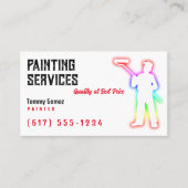 Malerdienste | Maler Visitenkarte (Vorderseite)