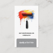 Malerdienste | Maler Visitenkarte (Rückseite)