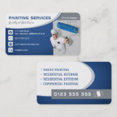Malerdienste | Quality Blue Business Card Visitenkarte (Vorne/Hinten)