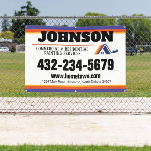 Malerdienstleistungen Kommerziell und in Wohnräume Banner (InSitu)