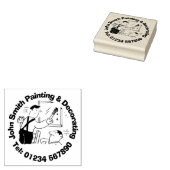 Malerdienstleistungen und Dekorationsdienstleistun Gummistempel (Stempel)