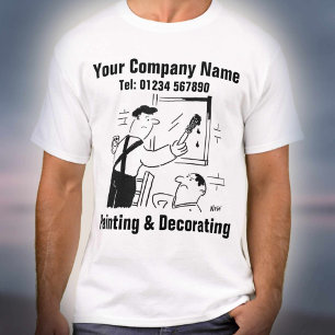 Malerdienstleistungen und Dekorationsdienstleistun T-Shirt