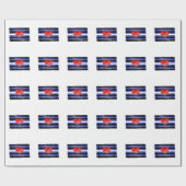 MALERE LEDERSTARKE FLAG UND SYMBOL GESCHENKPAPIER (Flach)