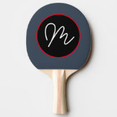 MALERE TTIGER MIT SCHALTFLÄCHEN - KUSTOM-INITIAL TISCHTENNIS SCHLÄGER (Rückseite)