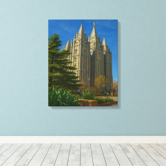 Malerei #1™ LDS Leinwand Wall Art (Insitu (Holzboden))