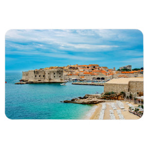 Malerei am Strand von Dubrovnik Magnet