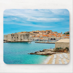 Malerei am Strand von Dubrovnik Mousepad