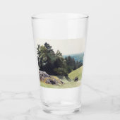 Malerei an der kalifornischen Küste Glas (Vorderseite)