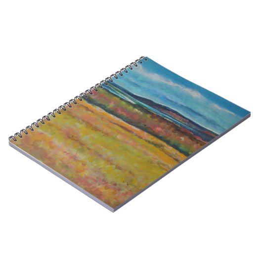 Malerei an Sanddünen an der Küste Notizblock (Linke Seite)