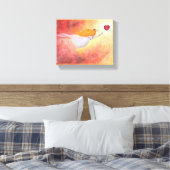 Malerei Aquarell Aurora, Prinzessin der Liebe Leinwanddruck (Insitu (Schlafzimmer))