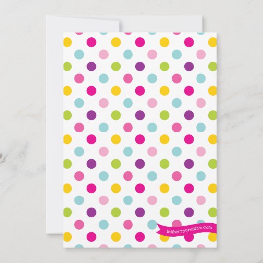 Malerei Art Party Chalkboard Stil Einladung (Rückseite)