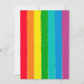 Malerei Art Party Geburtstag Einladung (Rückseite)