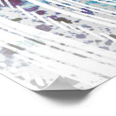 Malerei auf Aquarell Spritzer Texture Poster (Ecke)