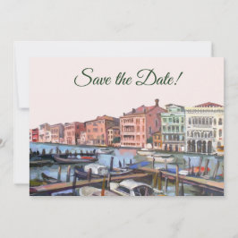 Malerei auf dem Canale Grande, Venedig, Italien Ho Einladung