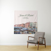 Malerei auf dem Canale Grande, Venedig, Italien Ho Wandteppich (Beispiel)