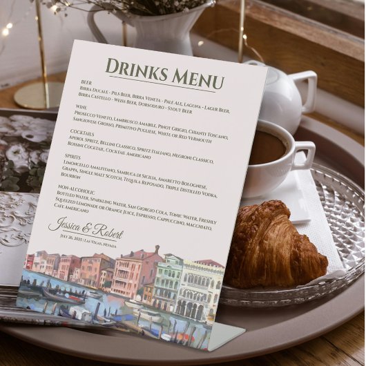 Malerei auf dem Canale Grande, Venedig, Italien Sockelschild