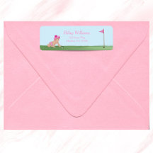 Malerei auf Golf Baby Girl Sweet Caddy Baby Dusche