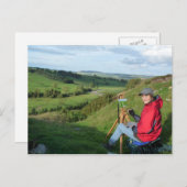 "Malerei auf Harehaugh" Postkarte (Vorne/Hinten)