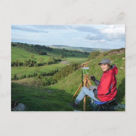 "Malerei auf Harehaugh" Postkarte (Vorderseite)