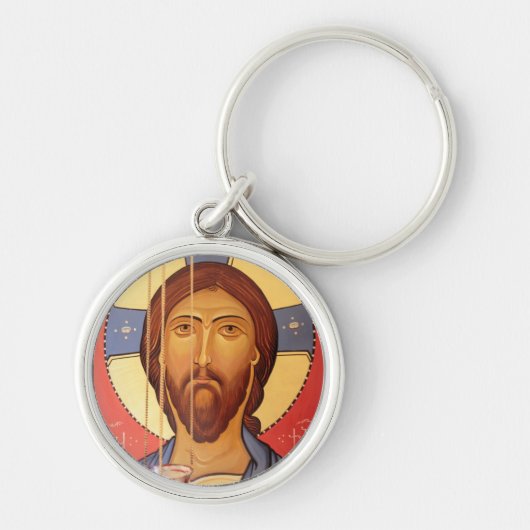Malerei auf Jesus Schlüsselanhänger (Vorne)