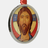 Malerei auf Jesus Silbernes Ornament (Rechts)