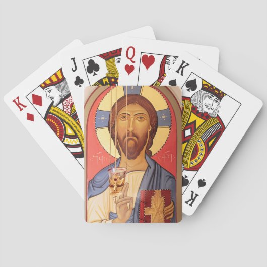 Malerei auf Jesus Spielkarten (Rückseite)