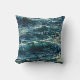 Malerei auf Meereswellen Malerei Kissen