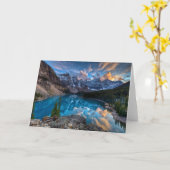Malerei auf Moraine Karte (Gelbe Blume)