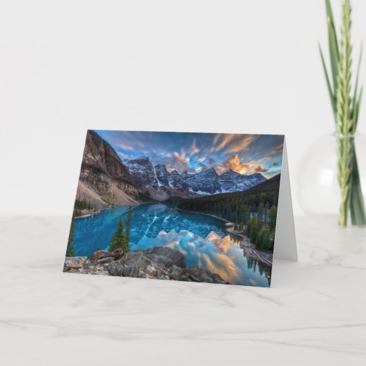 Malerei auf Moraine Karte (Vorderseite)