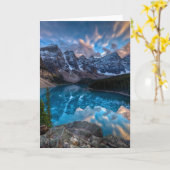 Malerei auf Moraine Karte (Gelbe Blume)