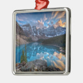 Malerei auf Moraine Ornament Aus Metall (Links)