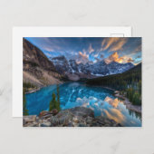 Malerei auf Moraine Postkarte (Vorne/Hinten)