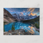 Malerei auf Moraine Postkarte (Vorderseite)