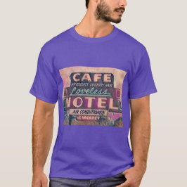Malerei auf Neonschild im Loveless Café T-Shirt