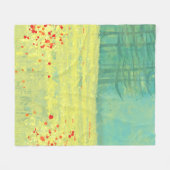 Malerei auf Wiesen Fleecedecke (Vorderseite (Horizontal))