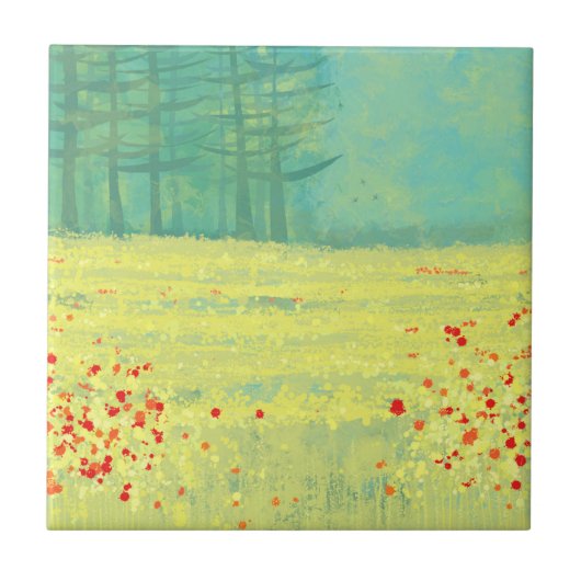 Malerei auf Wiesen Fliese (Vorderseite)